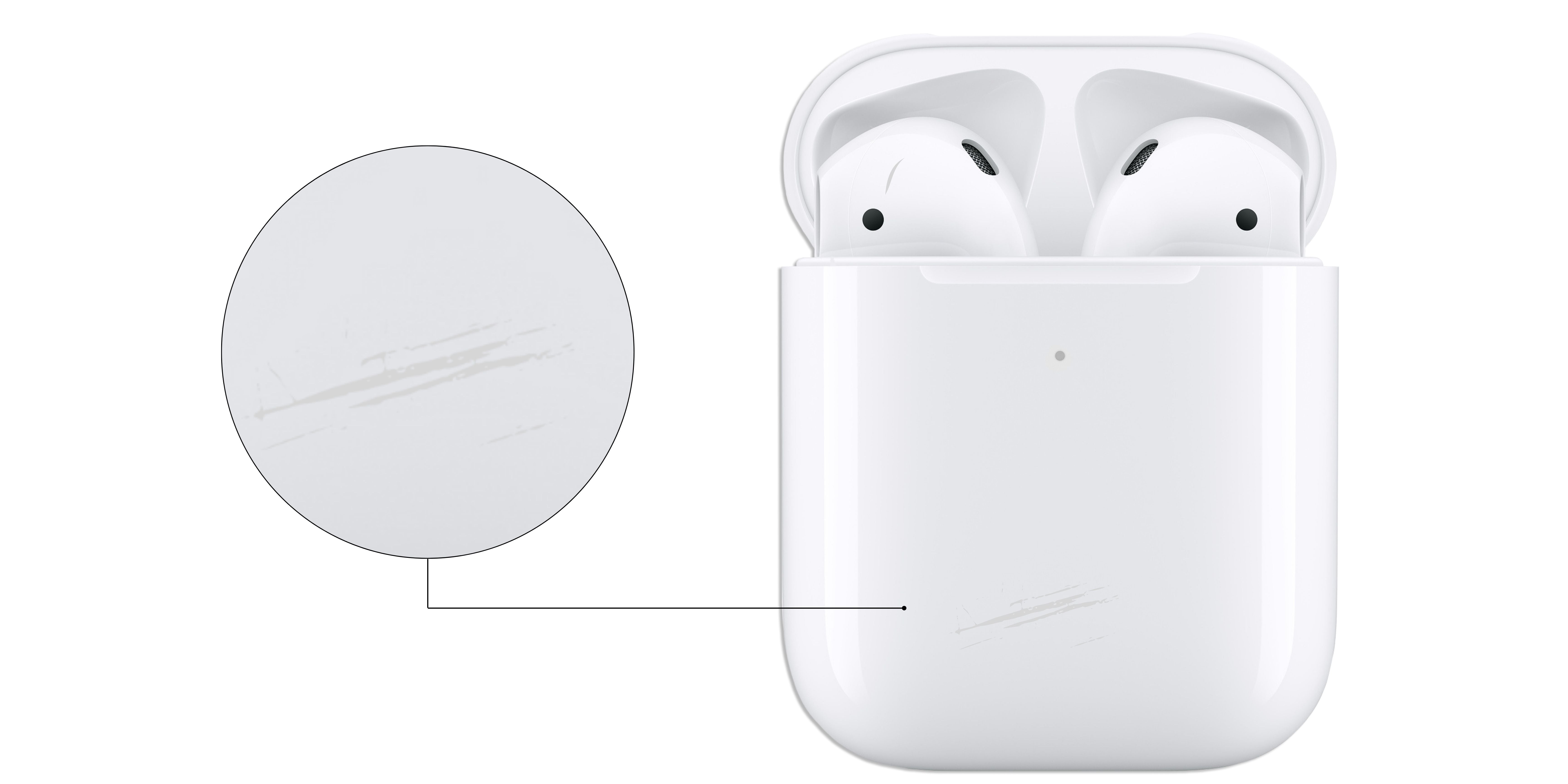 Standbeskrivelse gældende for airpods flot