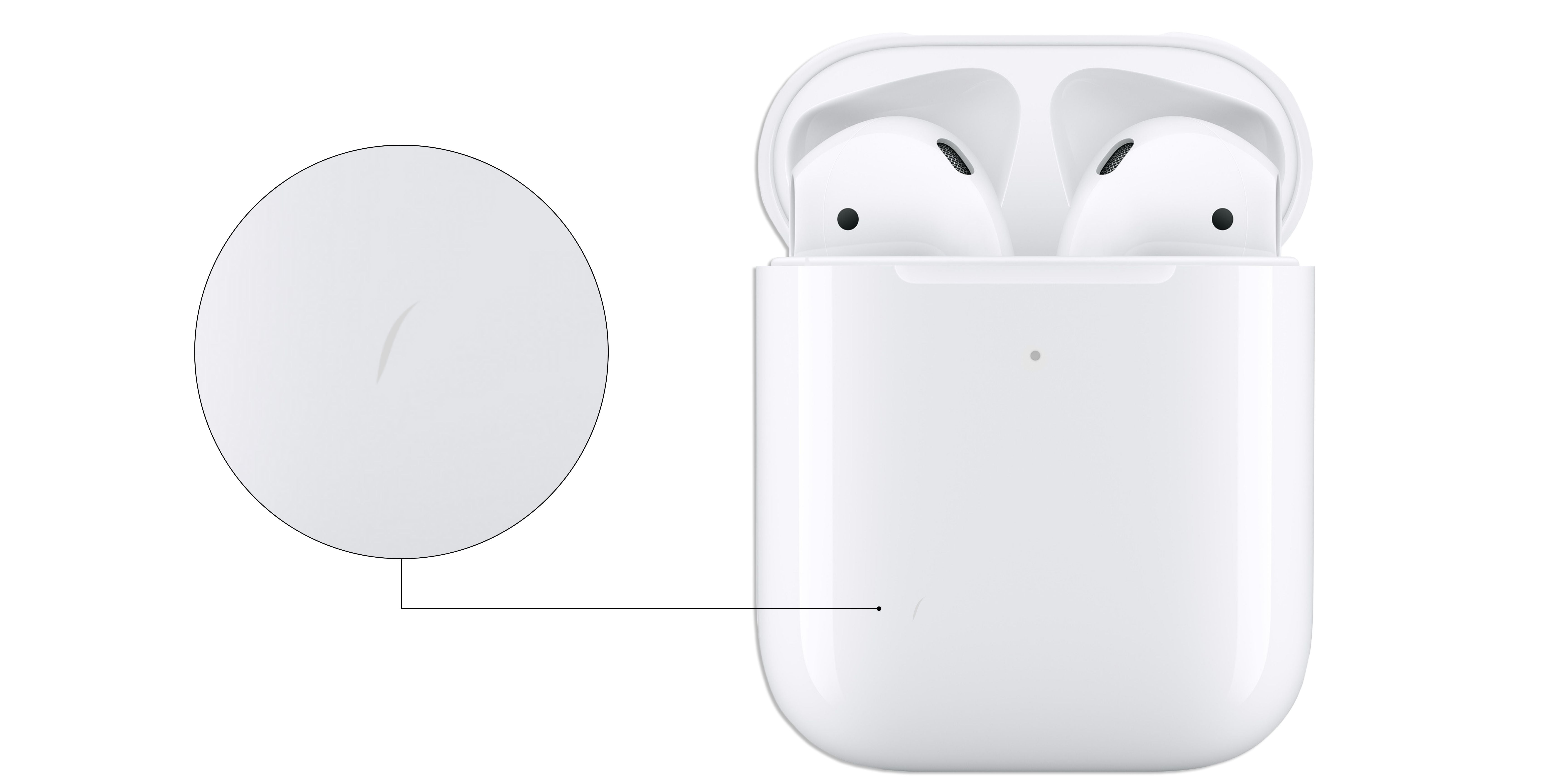 Standbeskrivelse gældende for airpods fremragende