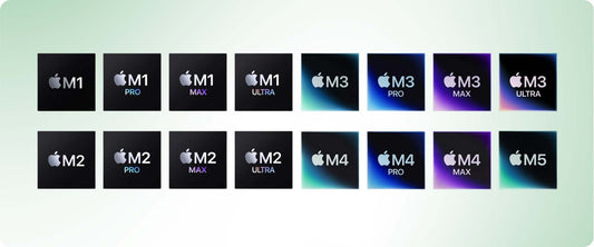 Apples M-chips: forskellene fra M1 til M5