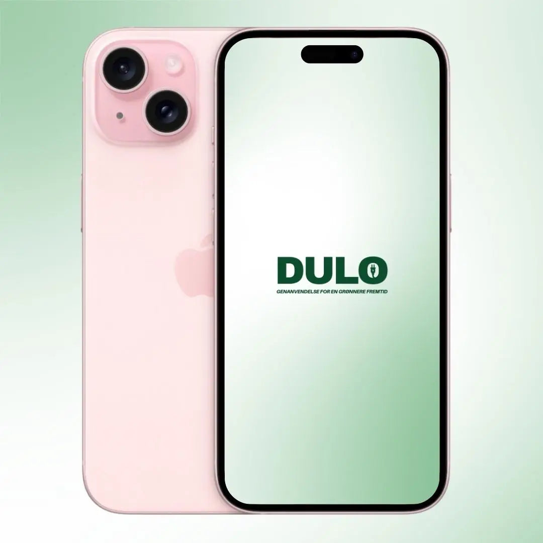 iPhone 15 Plus lyserød