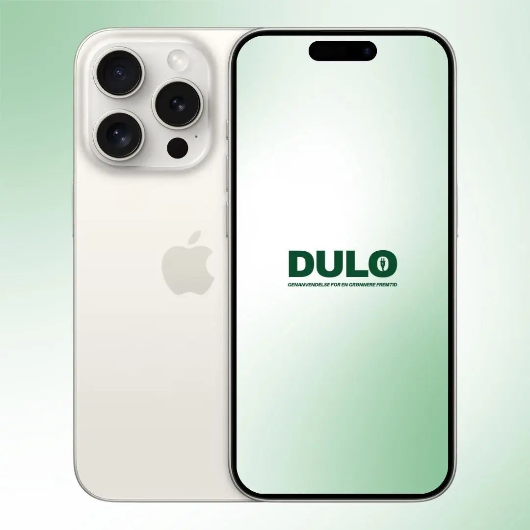 iPhone 15 Pro Max hvidt titanium