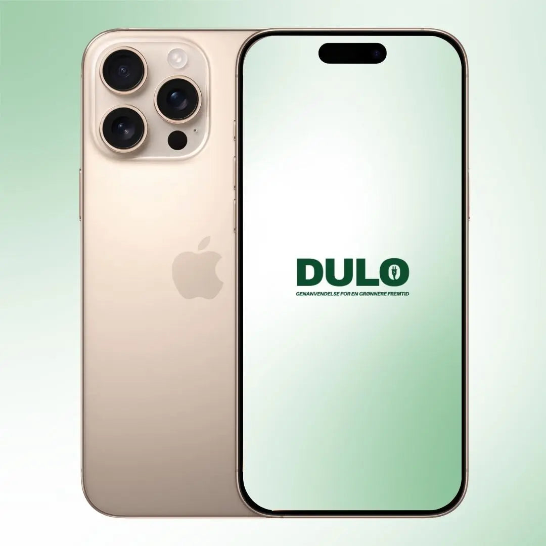 iPhone 16 Pro sandfarvet titanium
